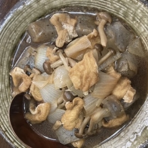 高野豆腐と油揚げの含め煮